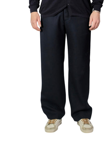 Navy Apollon Baggy Fit Trousers