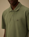 C.P. Company Stretch Piquet Logo Polo – Laurel Wreath