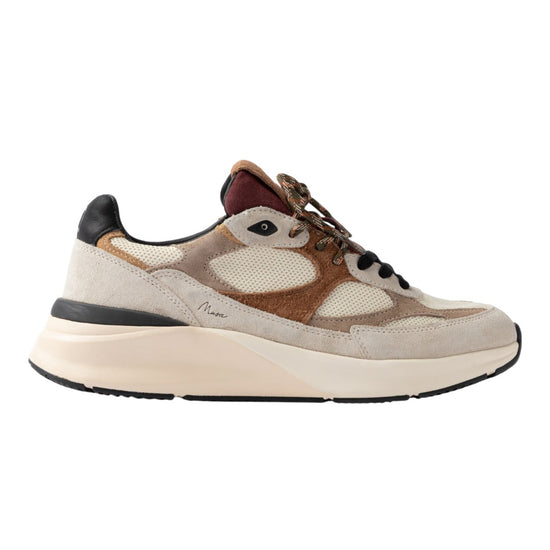 D.A.T.E. Musa Colored Ivory sneaker in zachte ivoor- en natuurtinten