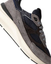 D.A.T.E. Musa Hairy Blue met gelaagd bovenwerk en verschillende blauwe nuances