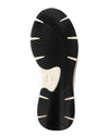 Zijaanzicht van D.A.T.E. Musa Hairy Blue sneaker met sportieve retro runner-look