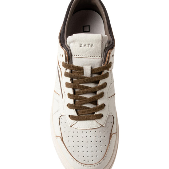 Detail van D.A.T.E. Torneo Colored White Anthracite herensneaker