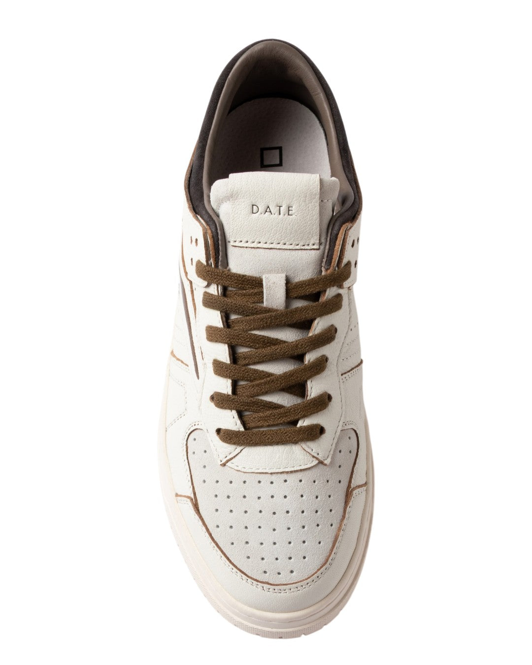 Detail van D.A.T.E. Torneo Colored White Anthracite herensneaker