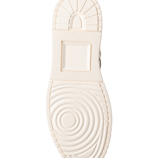 D.A.T.E. Torneo Colored White Green herensneaker met gelaagde leren details en retro court-look