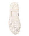 D.A.T.E. Torneo Colored White Green herensneaker met gelaagde leren details en retro court-look