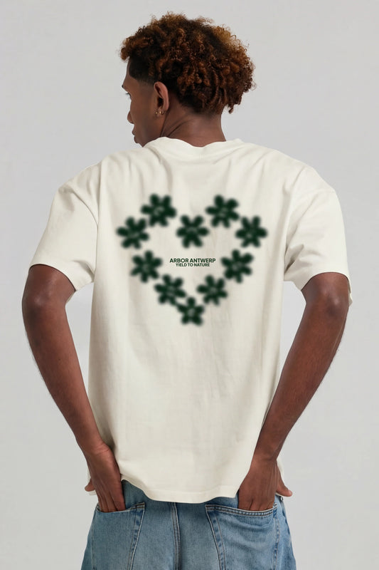 Faded Flower T-shirt cream