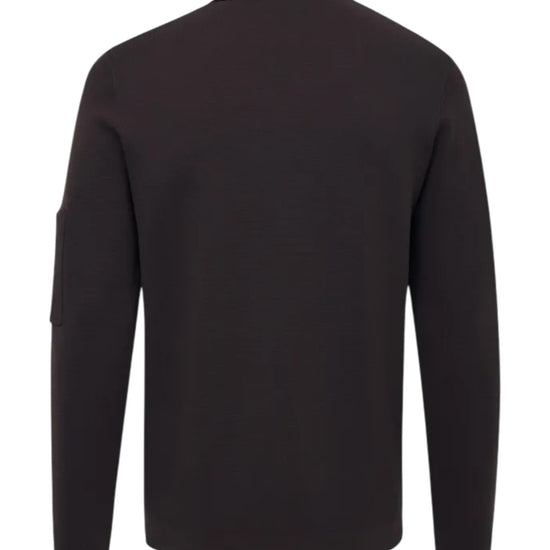 Genti Technical Polo met Rits Burgundy – achteraanzicht | Checkpoint Mol