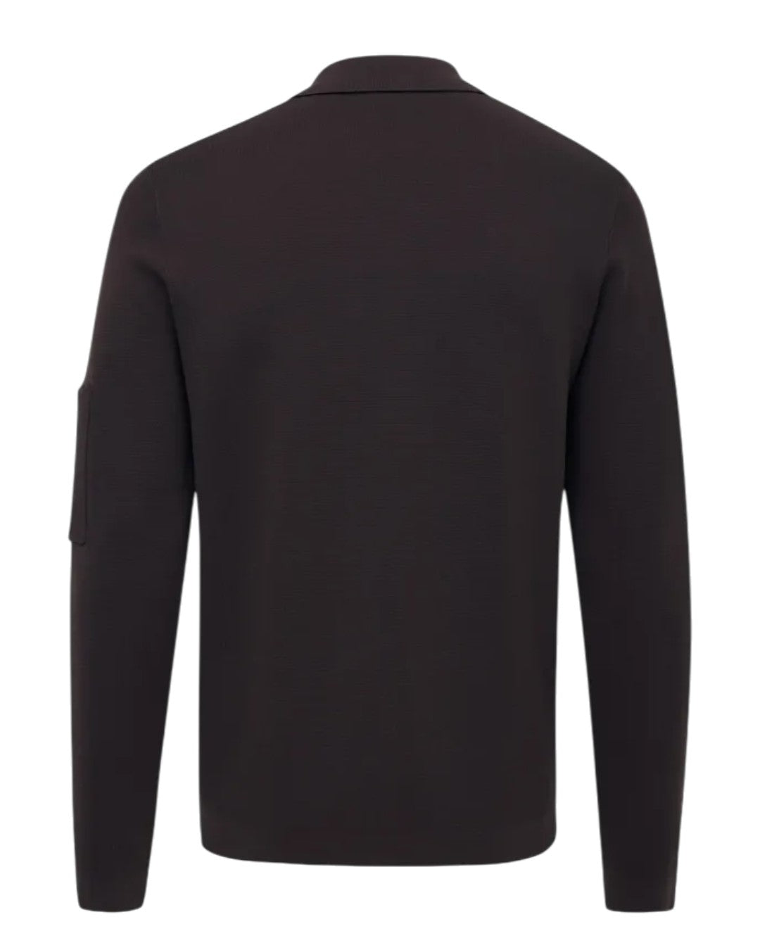 Genti Technical Polo met Rits Burgundy – achteraanzicht | Checkpoint Mol