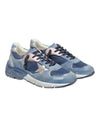 Golden Goose Dad-Star Denim Blue Silver heren sneaker zijaanzicht