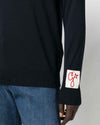 Golden Goose heren knitwear in navy met regular fit en lange mouwen