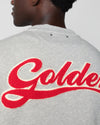 Golden Goose Journey sweatshirt in Grey Melange met oversized unisex pasvorm