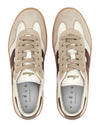 Detail van de zool van de Hogan Cool Sneakers White Burgundy