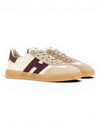 Hogan Cool Sneakers in White Burgundy bij Checkpoint Mol