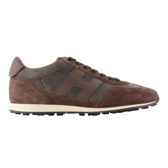 Hogan H699 Sneakers in Brown Suede bij Checkpoint Mol