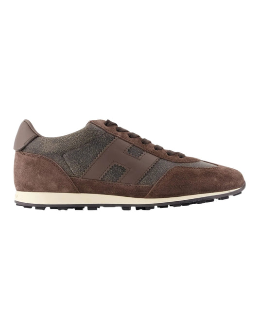 Hogan H699 Sneakers in Brown Suede bij Checkpoint Mol