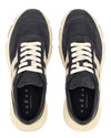 Detail van de lichte rubberen zool met noppenprofiel van de Hogan Hyperlight H563 Sneakers Blue