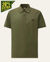 C.P. Company Stretch Piquet Logo Polo – Ivy Green