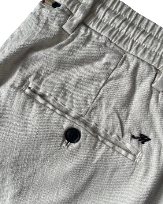 Mason’s Milano Jogger Linen Cotton Extra Slim Fit Stucco Beige