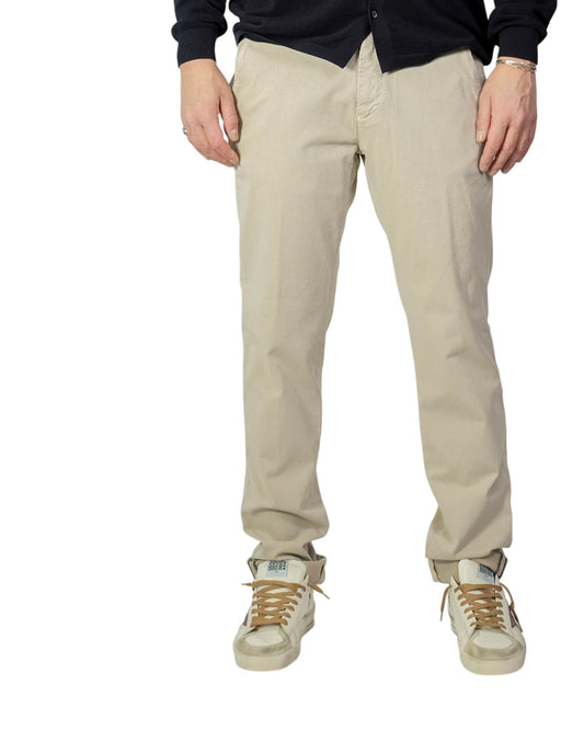 Mason’s Torino Stretch Slim Fit Beige Stucco Print