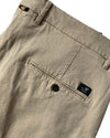 Mason’s Torino Stretch Slim Fit Beige Stucco Print