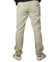 Mason’s Torino CBE543 Stretch Slim Fit Beige Grijs Visgraat