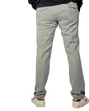 Mason’s Torino Flex CBE155 Stretch Slim Fit Beige Blue Visgraat