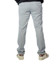Mason’s Torino Flex CBE155 Stretch Slim Fit White Blue Visgraat