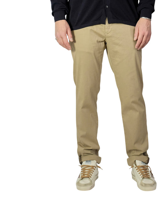 Mason’s Torino University Cotton Stretch Slim Fit Camel herenbroek bij Checkpoint Mol