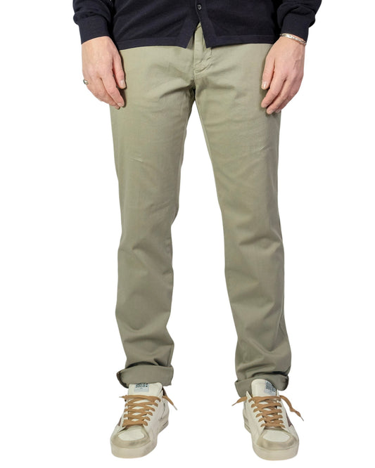 Mason’s Torino University Cotton Stretch Slim Fit Khaki