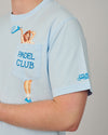 MC2 Saint Barth Austin Padel Club heren T-shirt met borstzakje en speelse verborgen padel print bij Checkpoint Mol