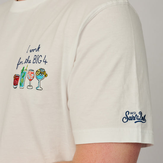 MC2 Saint Barth wit T-shirt iw work fot thr bif 4 bij Checkpoint Mol