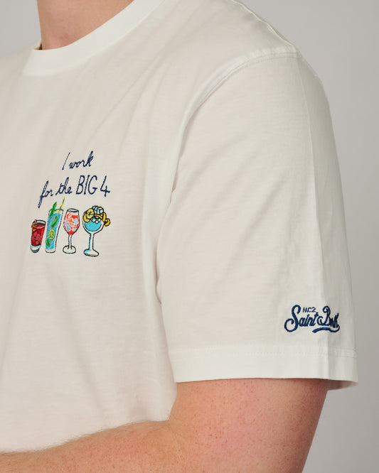 MC2 Saint Barth wit T-shirt iw work fot thr bif 4 bij Checkpoint Mol