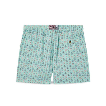 MC2 Saint Barth Lighting Paloma Swim Short Aqua