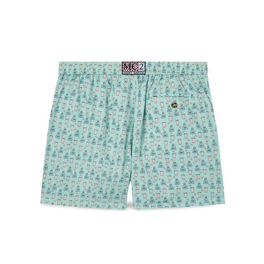 MC2 Saint Barth Lighting Paloma Swim Short Aqua