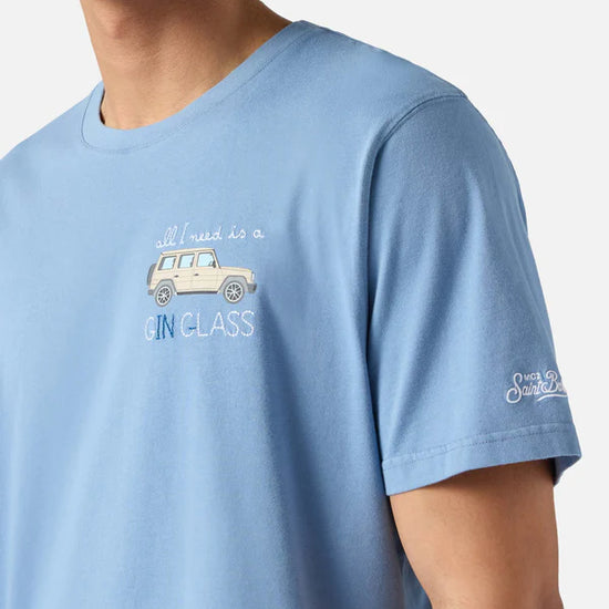 MC2 Saint Barth Portofino G-in Class T-shirt in lichtblauw