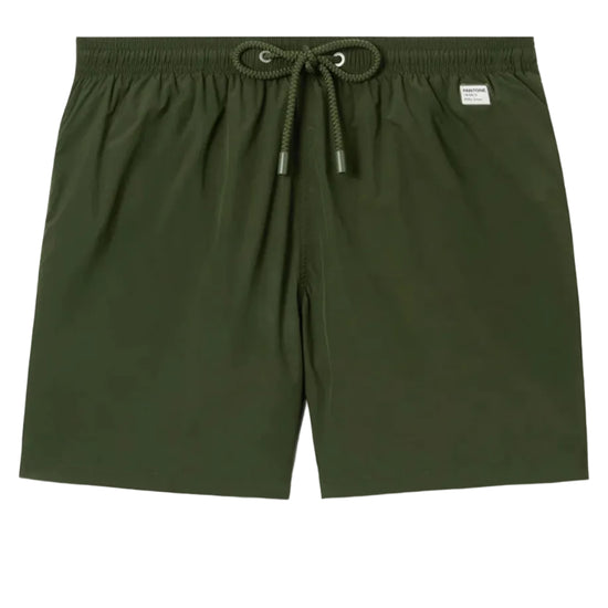 MC2 Saint Barth Lighting Pantone Swim Short in Military Green