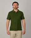 MC2 Saint Barth Jeremy buttonless polo in Military Green