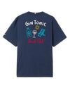 MC2 Saint Barth Portland Gin Tonic heren T-shirt met print en geborduurde rugprint bij Checkpoint Mol