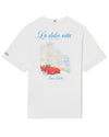 MC2 Saint Barth Portland La Dolce Vita heren T-shirt met rode backprint en ferrari -illustratie bij Checkpoint Mol