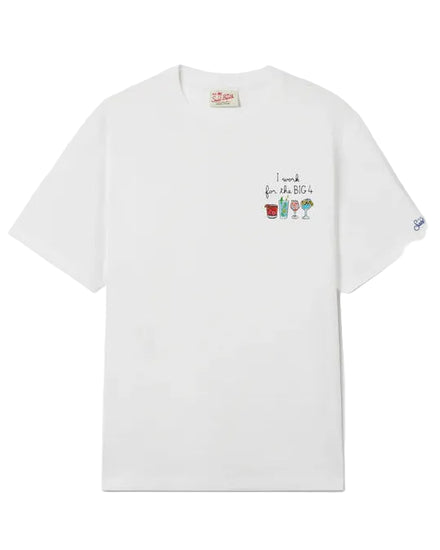 MC2 Saint Barth T-shirt met Big 4 cocktail artwork