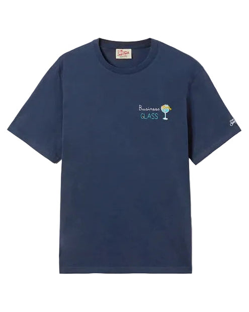 MC2 Saint Barth Portofino Business Glass T-shirt in navy