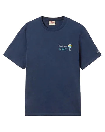 MC2 Saint Barth Portofino Business Glass T-shirt in navy