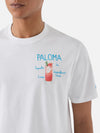 Front van MC2 Saint Barth Portofino Paloma heren T-shirt met cocktailborduurwerk bij Checkpoint Mol