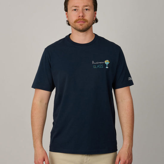 MC2 Saint Barth navy katoen T-shirt voor heren