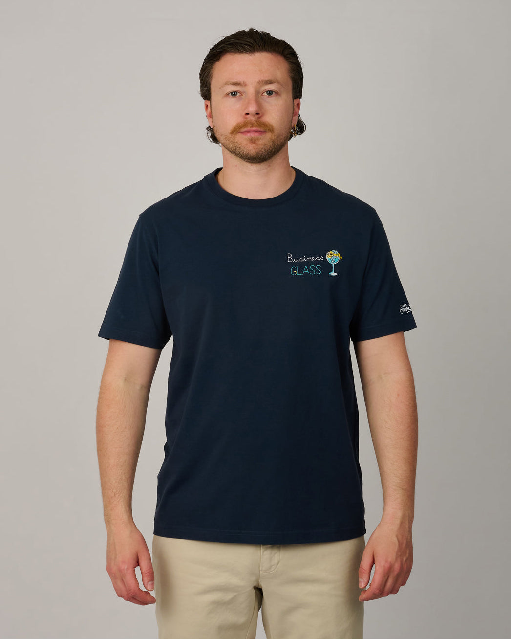 MC2 Saint Barth navy katoen T-shirt voor heren