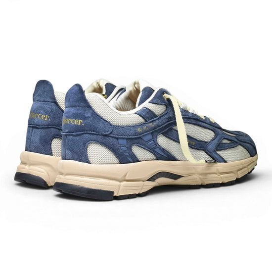 Achteraanzicht van de Mercer The Re-Run Desert 2.0 Blue/Blue sneaker, productcode ME262007-655