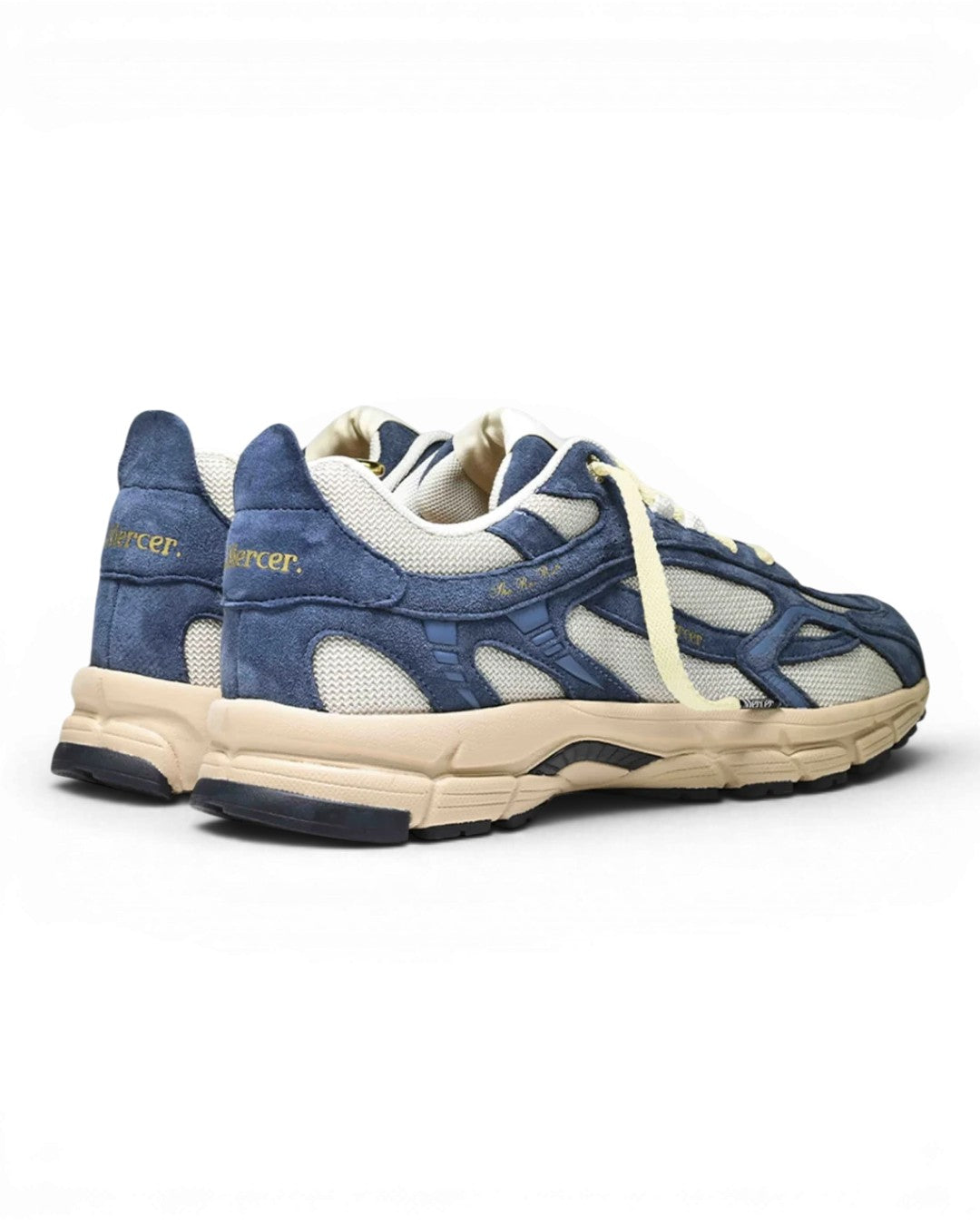 Achteraanzicht van de Mercer The Re-Run Desert 2.0 Blue/Blue sneaker, productcode ME262007-655