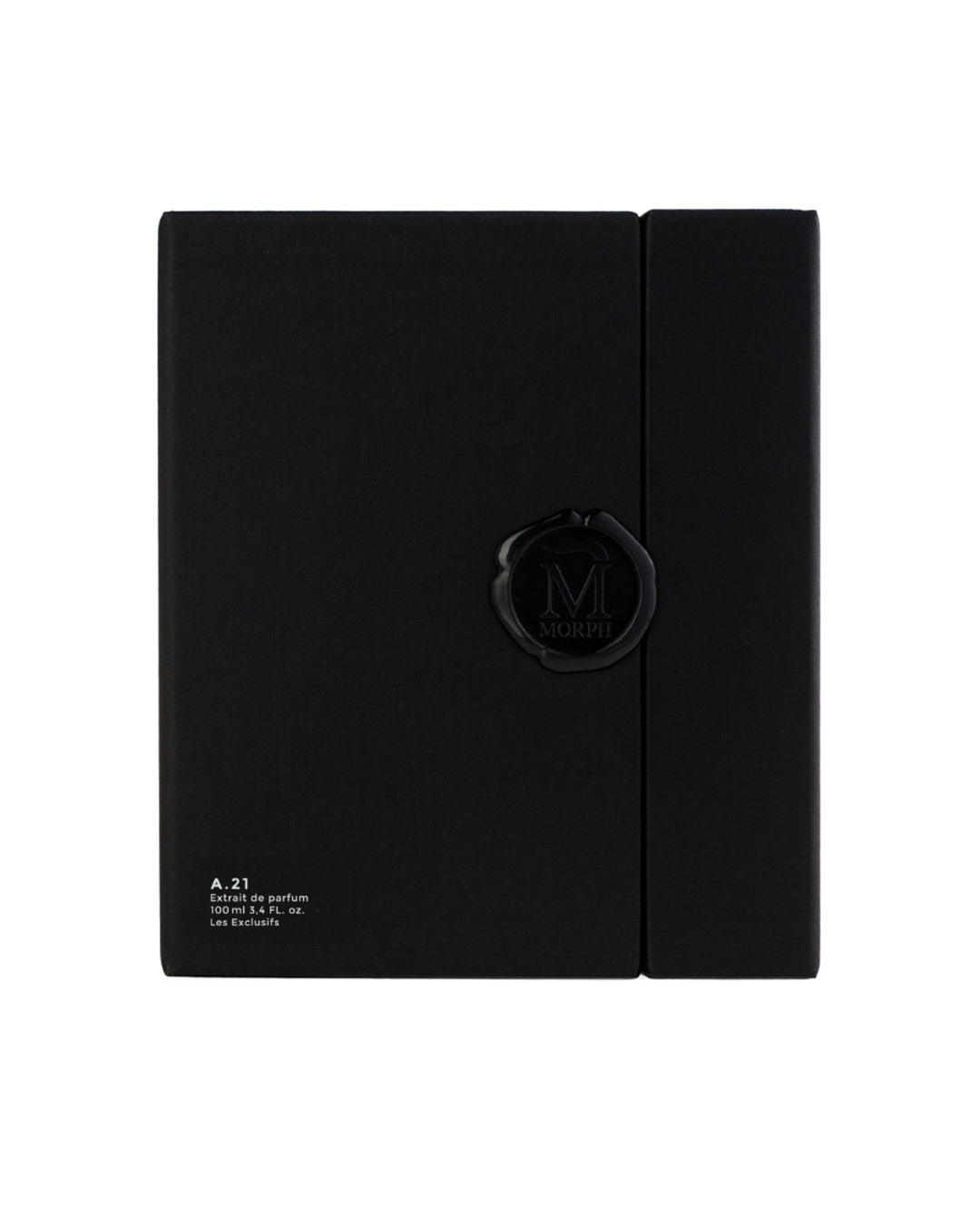 Morph A.21 parfum verpakking zwart