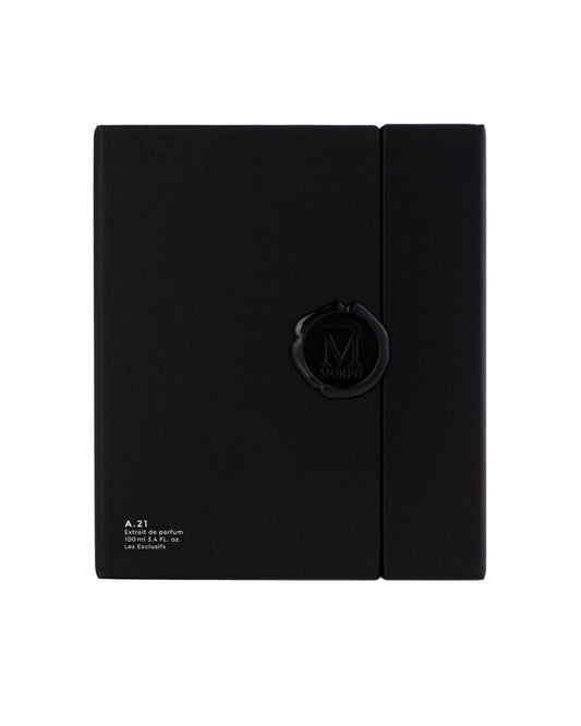 Morph A.21 parfum verpakking zwart