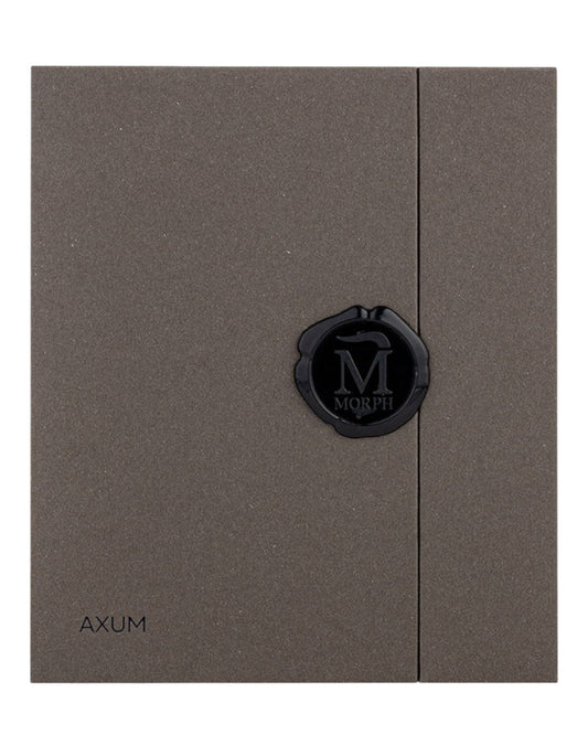 Morph Axum parfum verpakking grijze doos checkpoint